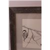 Image 2 : Chickadee Drawing in Frame - 23.5" x 20"