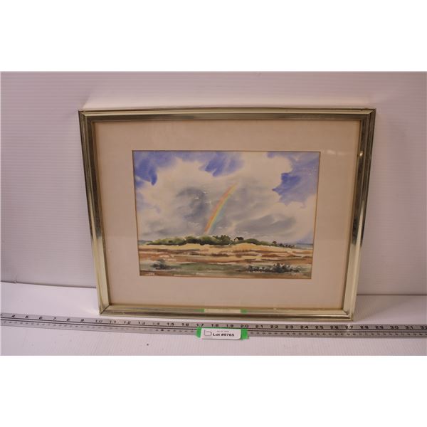 Watercolor Picture in Frame by Elaine Muth - 18" x 14"