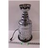 Image 1 : NHL Plastic "Replica" Stanley Cup Popcorn Popper - As Is - 17" Tall
