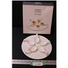 Image 1 : Five Piece Appetizer Spoon & Tray Set in Box