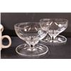Image 3 : (2) Belfour Exquisite Crystal Dessert Bowls & (4) Vintage Coffee Mugs