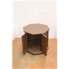 Image 3 : *Wood Side Table with Storage 23" Wide x 23" Deep x 22" Tall
