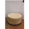 Image 1 : *Cushioned Beige Ottoman 35.5" Wide x 18" Tall