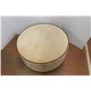 Image 2 : *Cushioned Beige Ottoman 35.5" Wide x 18" Tall