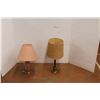 Image 1 : *(2) Vintage Lamps with Shades- As Is, Up to 27' Tall