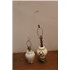 Image 1 : *(2) White Vintage Lamps, As Is, Up to 30.5" Tall