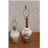 Image 3 : *(2) White Vintage Lamps, As Is, Up to 30.5" Tall
