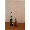 Image 1 : *(2) Brass Colored Lamps Up to 33" Tall, As Is
