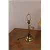 Image 3 : *(2) Brass Colored Lamps and One Shade As Is, Up to 30" Tall