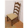 Image 3 : *Cushioned Wood Chair 21" Wide x 18' Deep x 43" Tall