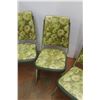 Image 2 : *(4) Vintage Flowered Dining Chairs 16" Wide x 17" Deep x 34" Tall