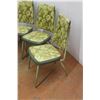 Image 3 : *(4) Vintage Flowered Dining Chairs 16" Wide x 17" Deep x 34" Tall