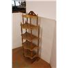 Image 3 : *Wood 5 Tier Shelf 20.5" Wide x 12" Deep x 51" Tall