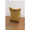 Image 4 : *Velvet Flowered Lounge Chair 18" Wide x 19" Deep x 32.5" Tall