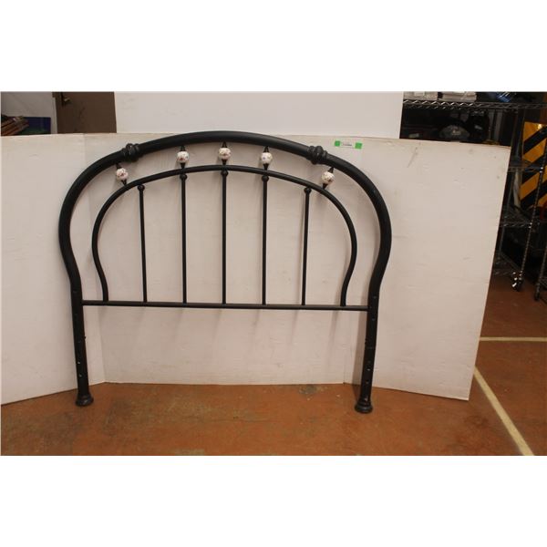 *Metal Flowered Headboard 50" Tall x 56" Wide