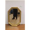 Image 1 : *Gold Colored Framed Mirror 38" Tall x 34" Wide