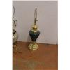 Image 2 : *(2) Lamps- Ivory & Gold Bejewelled and Emerald & Gold Art Deco- Up to 29" Tall