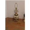 Image 3 : *(2) Lamps- Ivory & Gold Bejewelled and Emerald & Gold Art Deco- Up to 29" Tall
