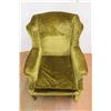 Image 2 : *Upholstered Green Lounge Chair 38" Tall x 32" Wide x 36" Deep