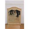 Image 1 : *Wood Framed Mirror 32" Wide x 42" Tall