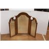 Image 1 : *Trifold Wood Framed Mirror 38" Tall x 63" Wide