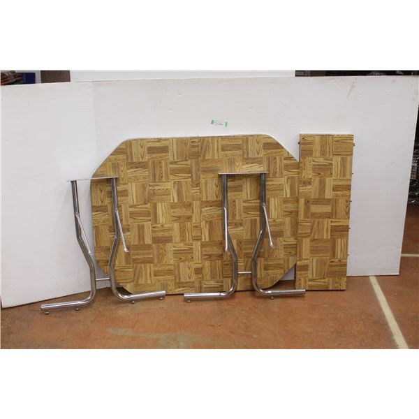 *Wood Patterned Table 50" Long x 36" Wide x 31" Tall