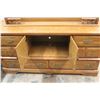 Image 6 : *Wood Dresser with (6) Drawers and Mirror 64" Wide x 18" Deep x 73" Tall