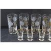 Image 3 : (5) Vintage Tumblers and (4) Shot Glasses