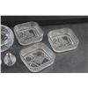 Image 2 : Lidded Crystal Dish, Candy Dishes and Salt & Pepper Shakers