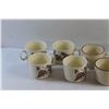 Image 3 : English Fern and Mocha Baim Creamy Spechled Mugs