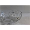 Image 2 : Yugoslavian Crystal Bowls and Candle Holders
