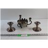 Image 1 : Silver Candle Holders