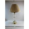 Image 1 : *Crystal & Brass Lamp - As Is