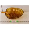Image 1 : Amber Glass Grape Bowl