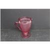 Image 4 : Cranberry Glass Abbott China Pitcher