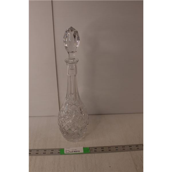 Crystal Decanter 16.25" Tall