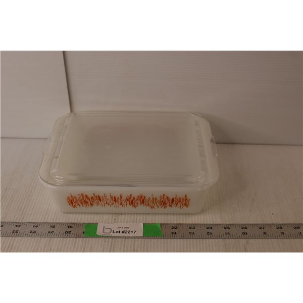 Proctor-Silex Covered Slowcook Casserole Wheat Pattern