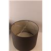 Image 2 : (2) Grey Cylinder Lamp Shades 9" Tall