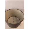 Image 3 : (2) Grey Cylinder Lamp Shades 9" Tall