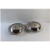 Image 4 : (2) Metal Covered Dishes