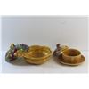 Image 6 : Ceramic Pottery Butter Dish and Bowl with Lids