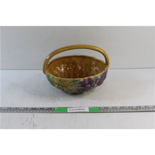 Ceramic Pottery Fruit Bowl