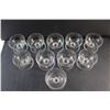 Image 4 : (10) Belfor Crystal  Stemware Glasses