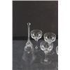 Image 3 : (7) Belfor Crystal  Stemware Glasses and Bell