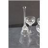Image 6 : (7) Belfor Crystal  Stemware Glasses and Bell