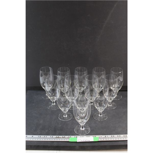 (13) Belfor Crystal  Stemware Glasses