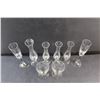 Image 4 : (8) Belfor Crystal  Stemware Glasses