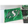 Image 4 : Saskatchewan Roughriders Flags, Car Plate Frame and Parking Sign