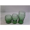 Image 2 : (4) Piece Emerald Glass Set