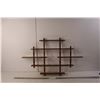 Image 1 : Wooden Wall Display Shelf 17" Tall x 25.75" Wide